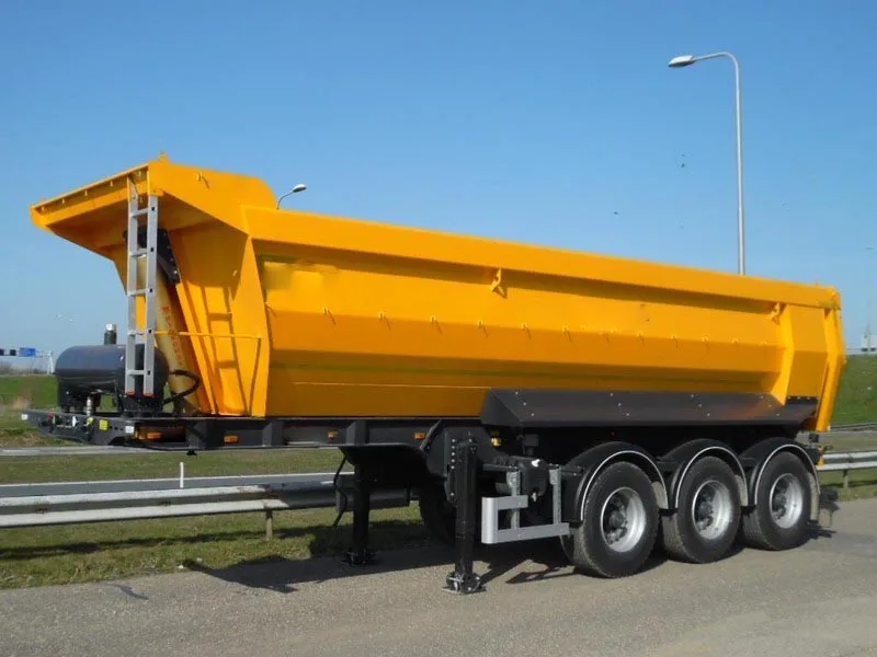 Dump semi-trailer China 40 Ton 50 Ton Truck 3 Axle Tipper Dumper Semi Trailers Tractor
