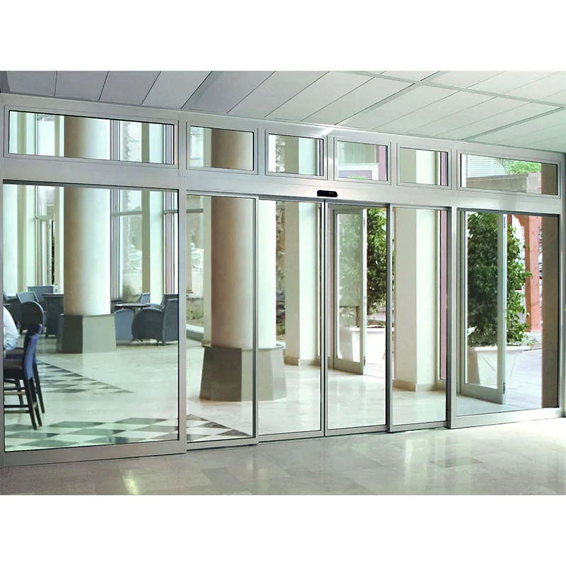 Economic Easy Install Operators Motor Interior Glass Door Automatic Sliding Door Opener System Electric Gate Folding Door