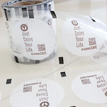 
Wholesale high quality film cup custom Bubble tea cup sealing film for milk tea cup 