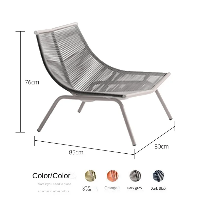 Scandinavian Outdoor Patio Leisure Chair Rattan Rocking Chair