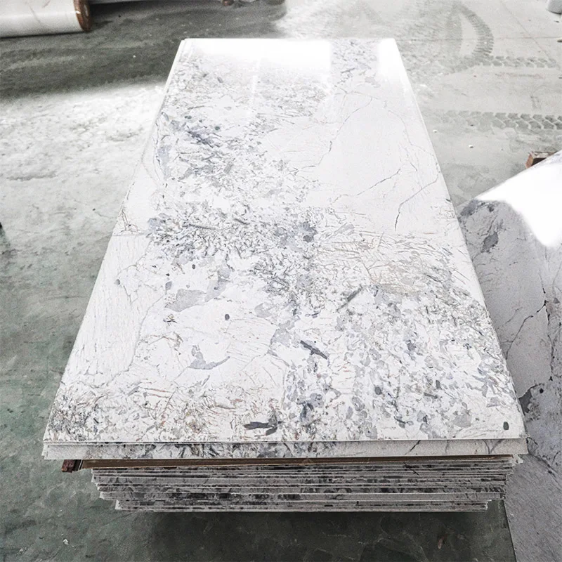High glossy pvc marble sheet for interior wall decoration good quality uv marble rock color