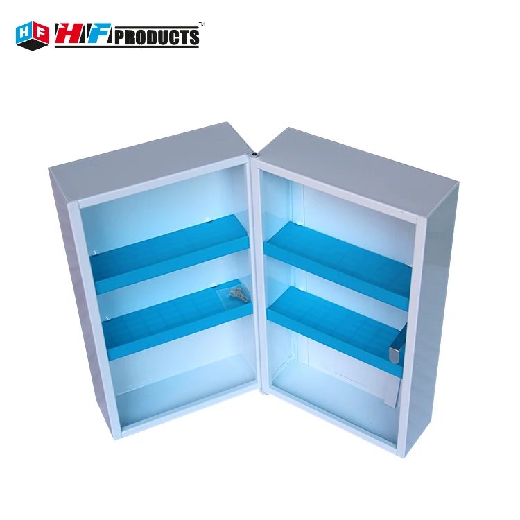 Lockable Metal Medical First Aid Cabinets Survival Empty First Aid Kit Box
