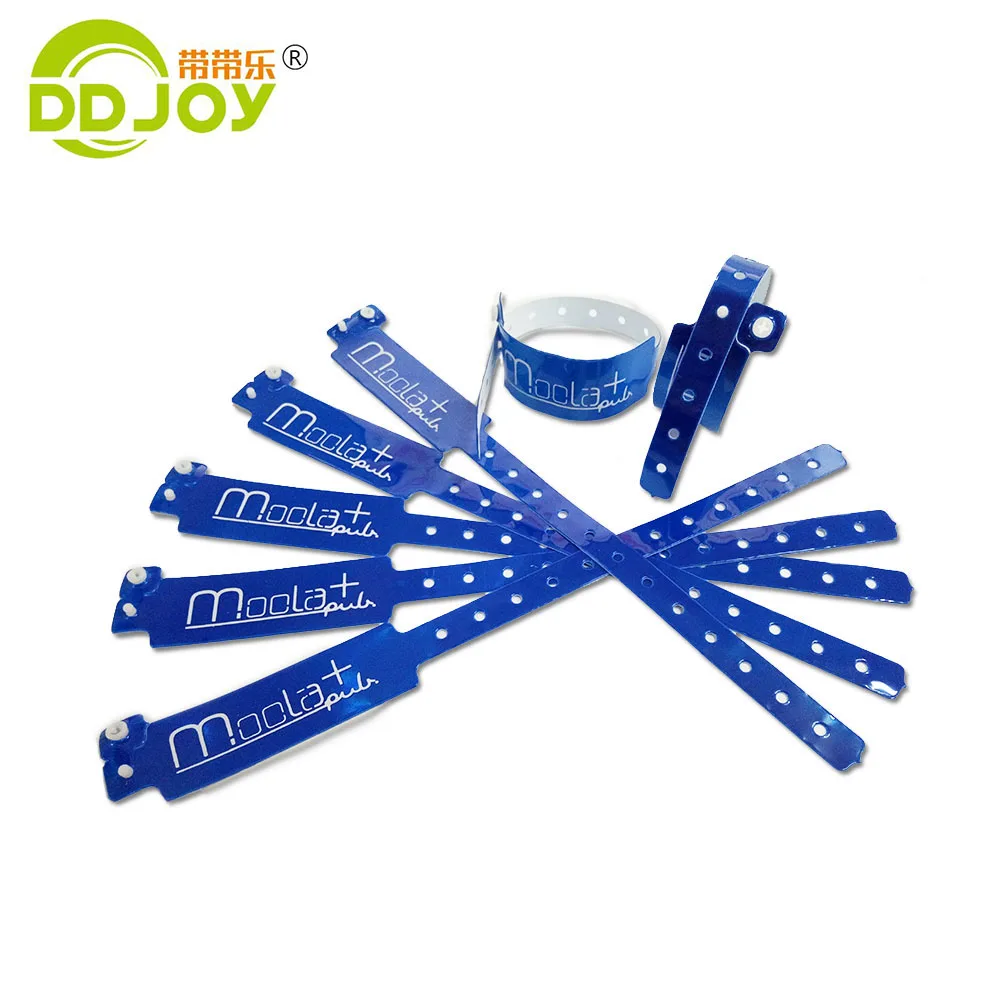 2020 Hot Sell Events & Festival & Club Products Custom Identification Cheap PVC / Vinyl Wristband / Bracelet / Wrist Band