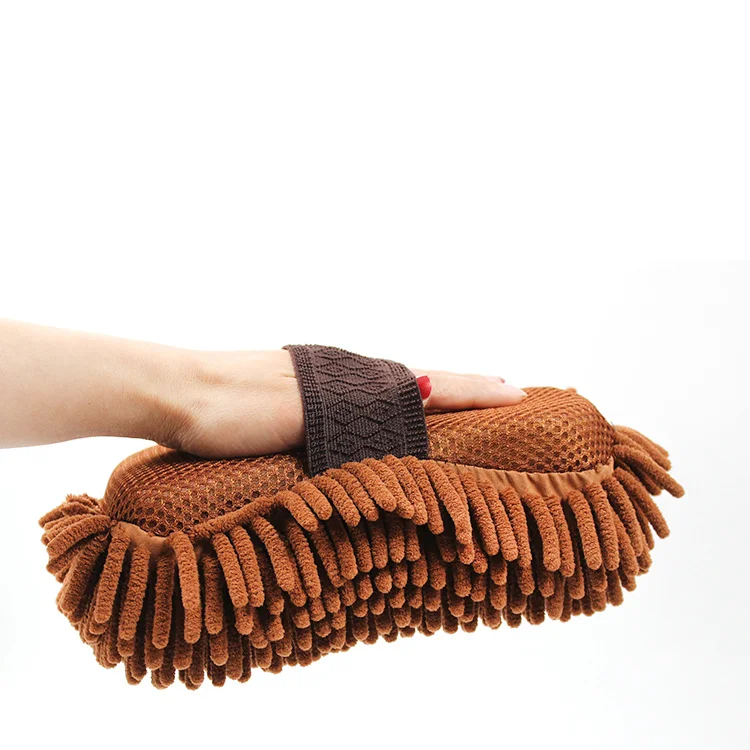 chenille glove for car clean