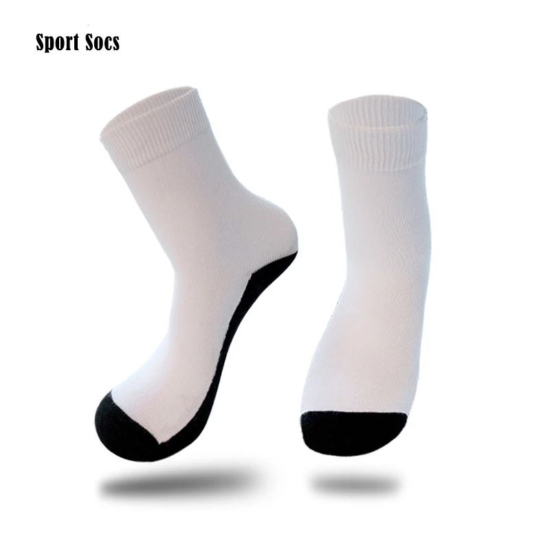 Wholesale Custom Design Printing White Blank Socks for Sublimation