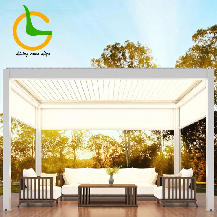 Modern Landscaping Outdoor Structure Designs Sheet Panel Steel Pergola Garden Pergola Trellis Other Outdoor Furniture