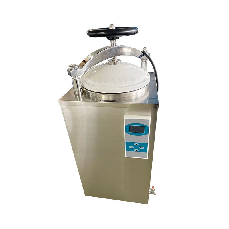 SY-T020 Sterilizer Vacuum Package Canning Food Meat Automatic Food Sterilizers 100L 150l Vertical steam retort autoclave Steam