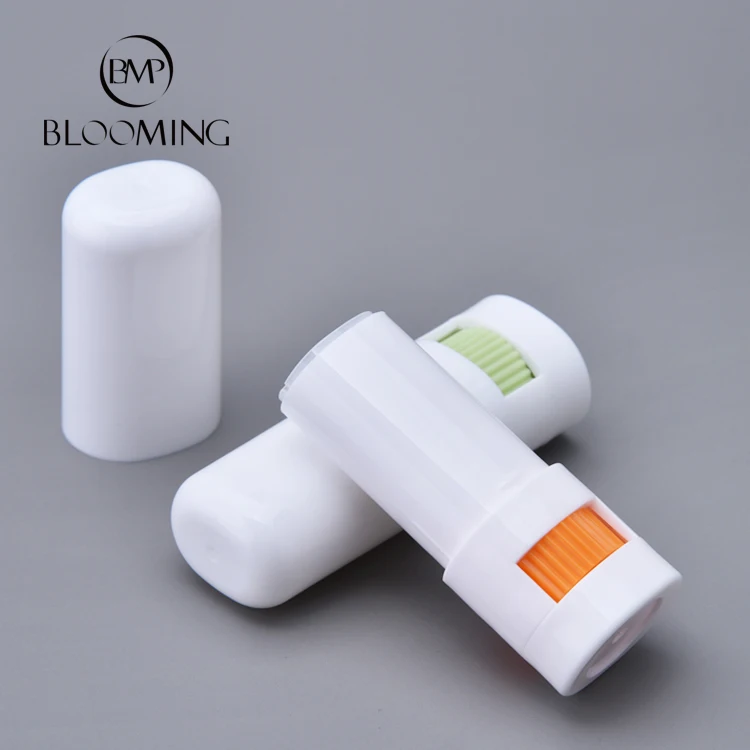 PP Plastic 8.5g OEM Empty Deodorant Stick Sunscreen Stick Tube Twist up Oval Deodorant Gel Container for Antiperspirant