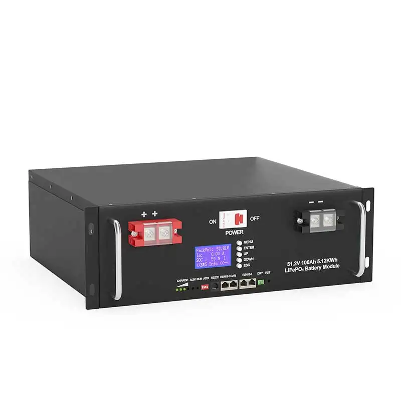 100ah 200ah 48v LifePo4 battery 5kwh 10kwh 15kwh storage battery Rack mounted 48V lifepo4 battery pack 51.2V Lithium ion battery