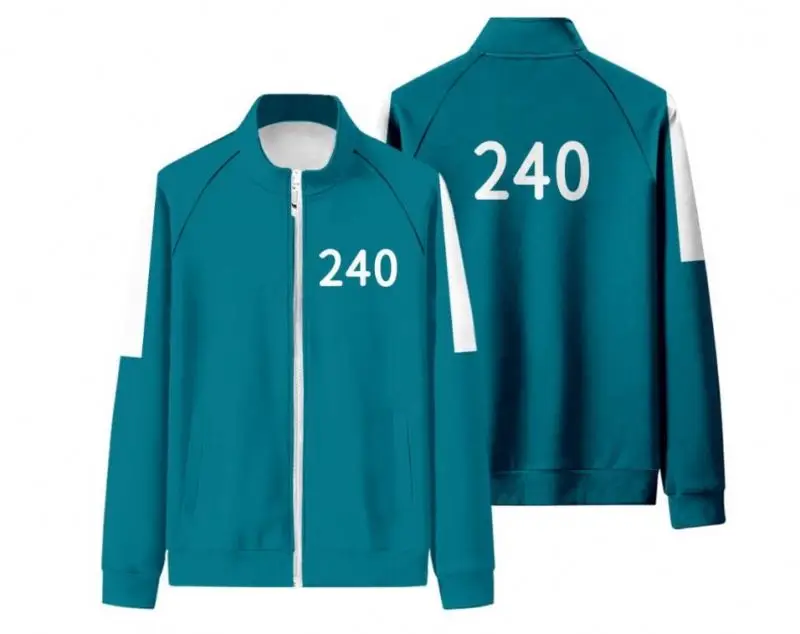 Squid Game Mens Unisex Jacket Coat Pants Two Piece Squid Game 067 456 218 001 Tracksuits