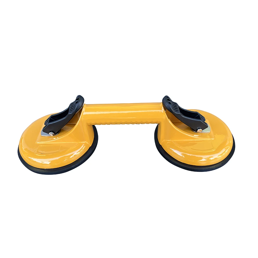 Industrial Grade Double Glass universal portable suction cup Hardware aluminum clamp Clamp for Stone Marble Granite-Hand Tools