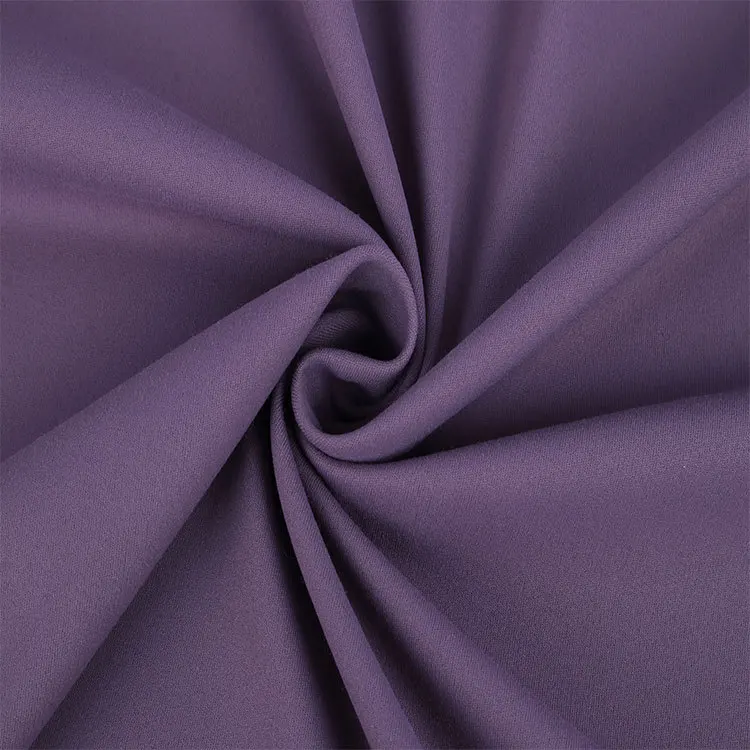 High stretch soft 20% spandex 80% nylon knitted double brushed jersey sports yoga fabric for leggings clothes