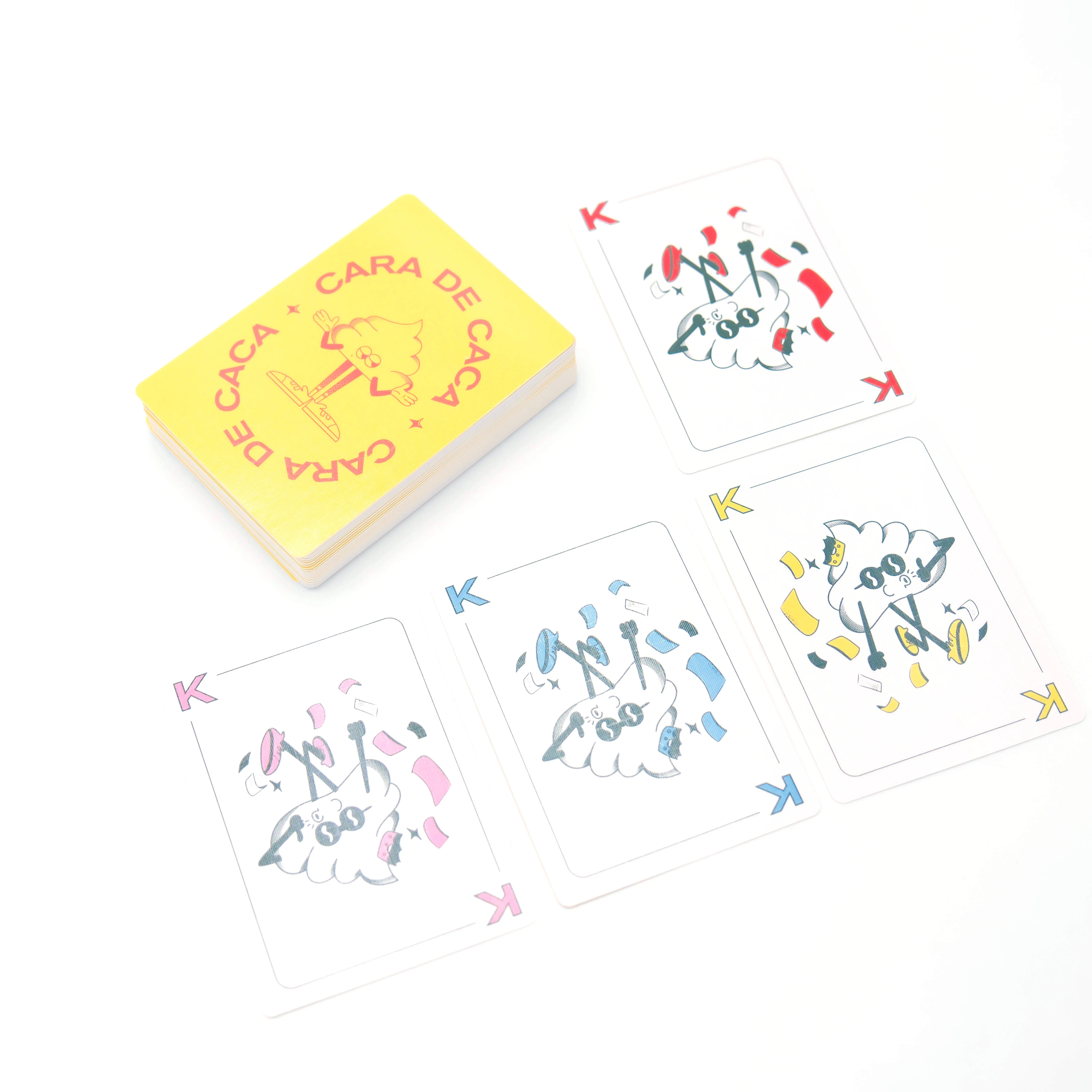 OEM Customizable Design Logo Playing Cards Plastic Poker Cards with Lower MOQ Wholesale for Game Use