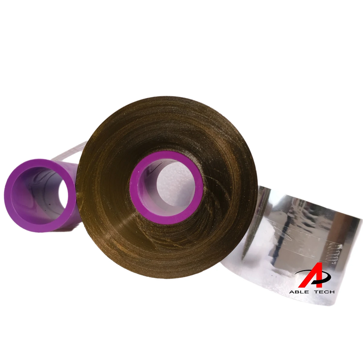 Wax resin gold silver near edge thermal transfer overprinter ink ribbon 55mm x 700