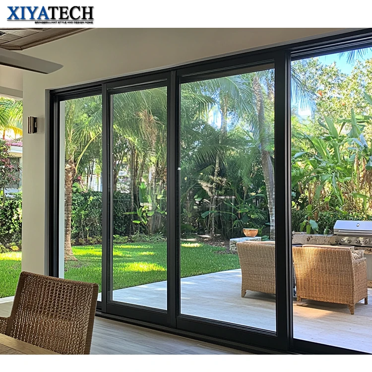 XIYATECH Supplier Interior Patio Double Glazed Aluminium Door Lift Sliding Doors High Quality Sliding Glass Door