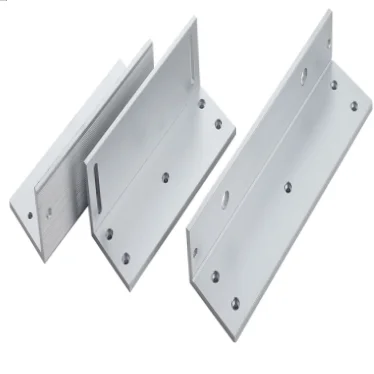 Sebury 500kg LZ Bracket Model Electric Magnetic Lock Aluminum Z / L Bracket For Wood/Metal Door