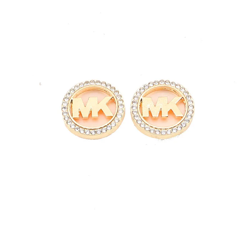 New Arrival Designer Jewelry Brand Earrings Luxury Letter Gold Stud Earrings for Women Jewelry Making