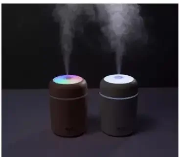 Mini Ultrasonic 300ML H2o Spray Mist Maker Double Wet Fogger Aroma Diffuser Essential Oil Car Air Humidifier With LED Lamp