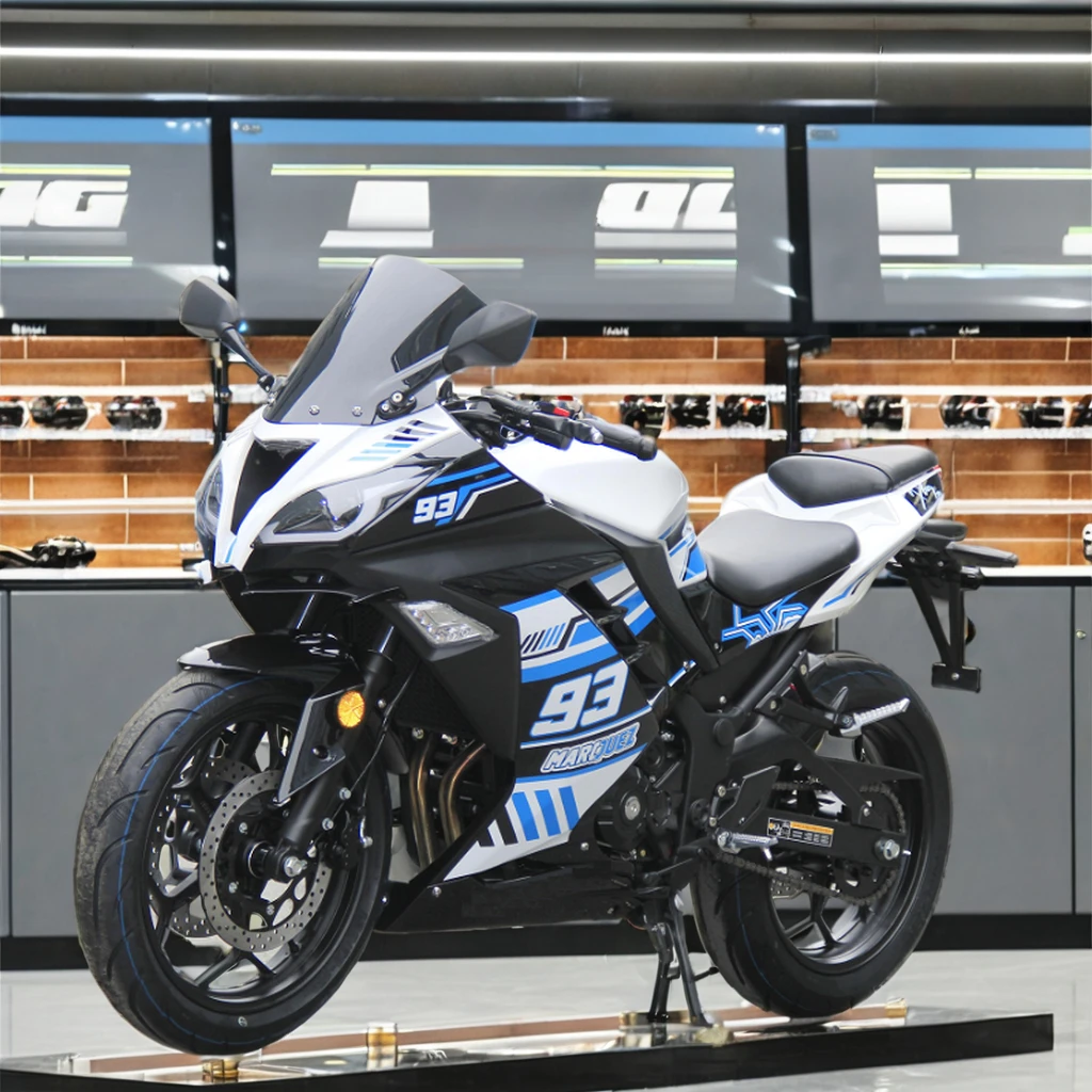 2021 Wholesale RZ DANIU 200CC 250CC ZONGSHEN ENGINE 400CC Air Cooling EFI ABS Gas Engine Racing Motorcycles Electric Gasoline