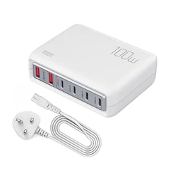 Laudtec KC037 Port Electric Usb Cell Portable Stations Charger Mobile Type C Cable Fast Phone Chargers Charging Station