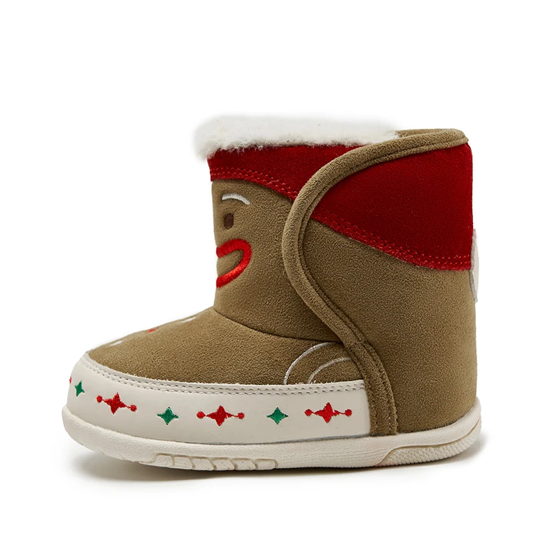 OEM/ODM Модные Зимние Детские Рождественские зимние сапоги, детская Праздничная атмосферная обувь
