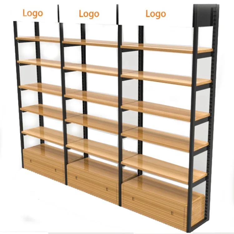 New style supermarket wooden shelf,gondola shelves for sale