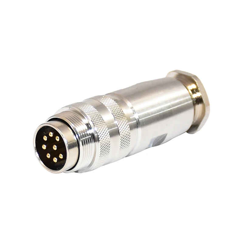 M16 360 градусов Экранирование DIN 6pin круговой монтаж металлический разъем датчик