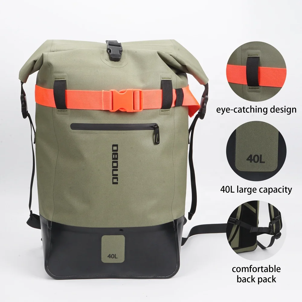 Wholesales Custom Outdoor Sports 40L Large Capacity Roll Top Basketball Backpack Outdoor Waterproof Backpack