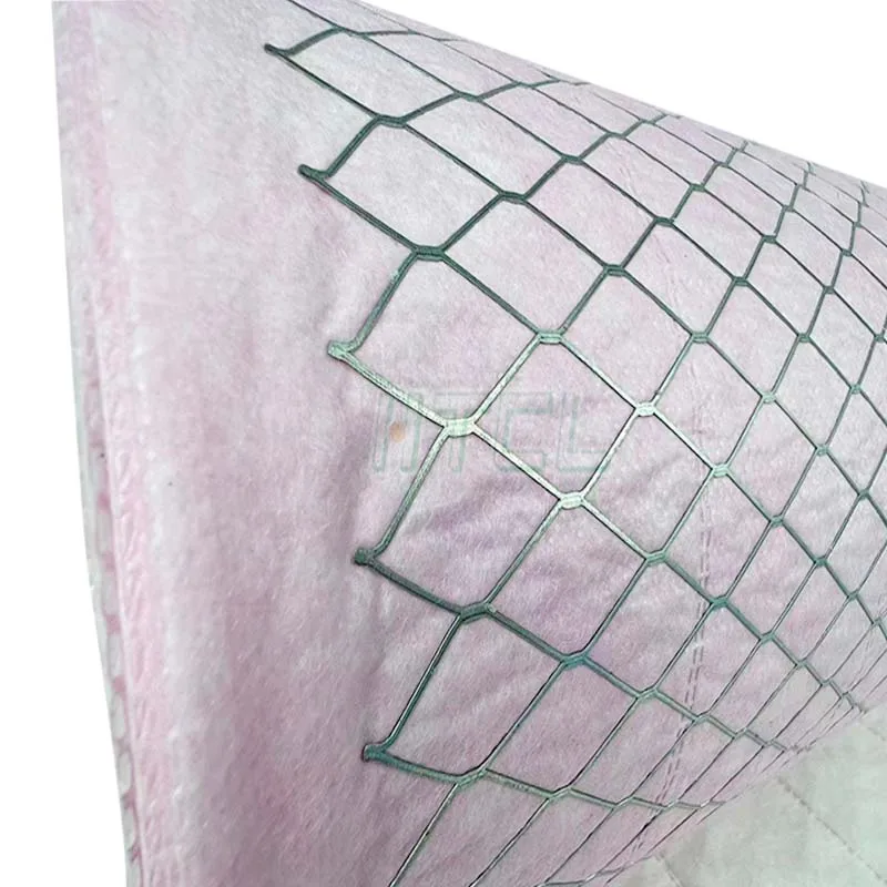 High Quality Merv 8-14 Polyester Fiber Ventilation Pre-filter Laminated Mesh Air Filter Media Roll For Air Ventilation System