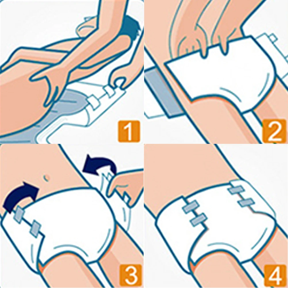 Hospital Senior Ultra Thick Abdl Adult Disposable Diapers