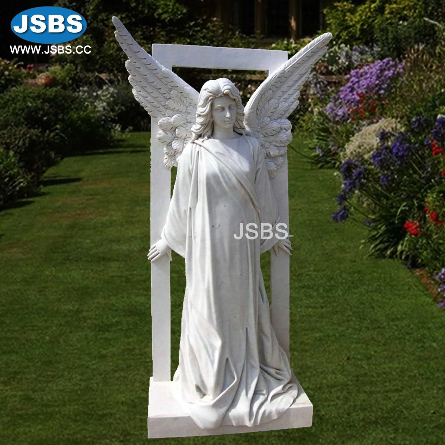 Stone Couple Angel Sculpture White Marble Cupid and Psyche Statue Sculpture