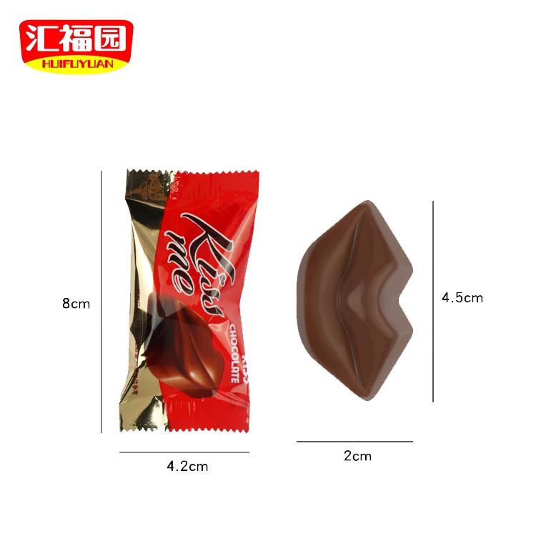 
Wedding days usage sexy lips shape chocolate 