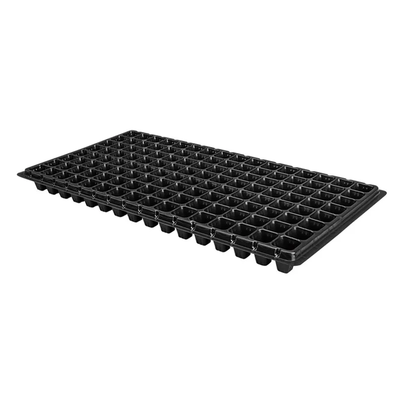 High Quality Durable 128 Cell PP Plastic Plant Seed Nursery Tray Vegetable Seedling Starter Germination Growing Plug Tray