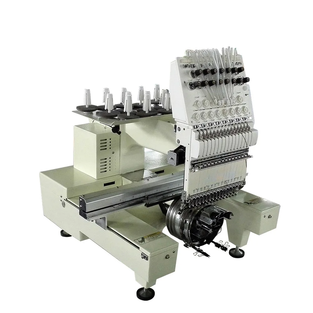 
computerized single head embroidery machine with garments function 
