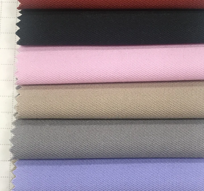 Hospital uniform TC65/35 polyester cotton fabric for workwear and uniform twill 3/1 plain bleached dyed fabric 21*21s