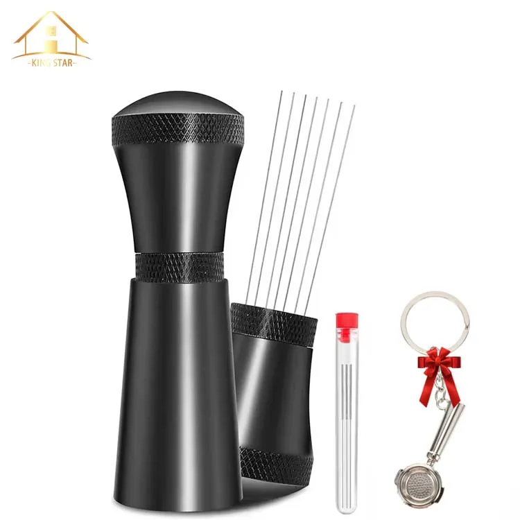 Multiple Coffee Stirring EWDT Needles Stir Aluminum Brown Coffee Distributor Coffee & Tea Tools Wooden Stirrer Manual Available