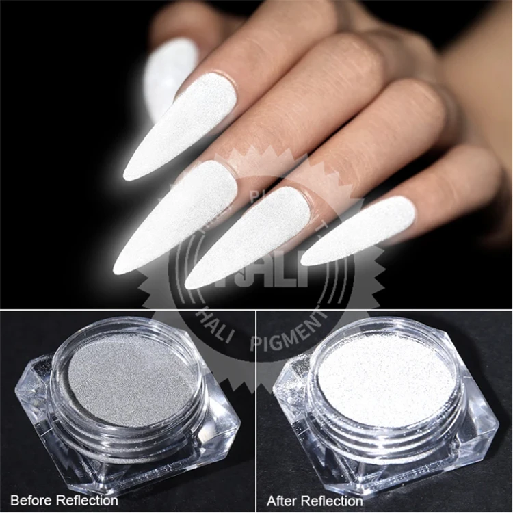 high reflection index pigment silver reflective micro glass bead light glitter reflector powder for screen print