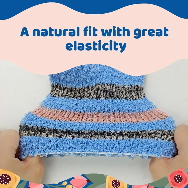 Women Warm Super Soft Non-Slip Grip Sock Winter Fluffy Microfiber Crew Socks Casual Home Sleeping Fuzzy Cozy Sock