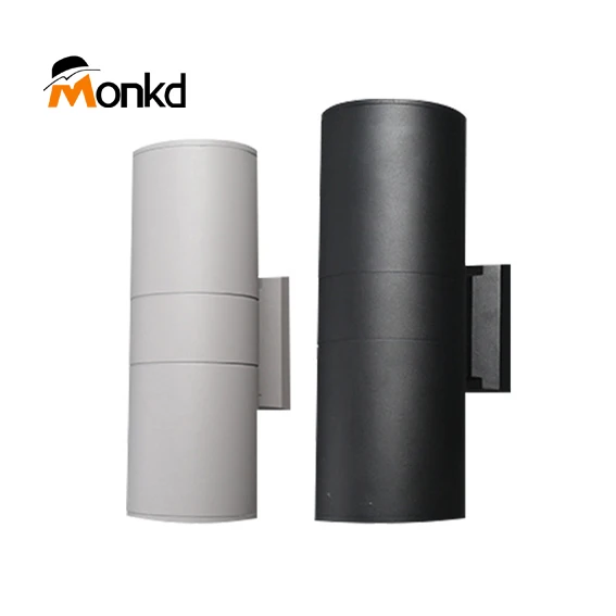 Waterproof outdoor wall up down  double end housing modern creative simple garden  lamp villa E27 wall light