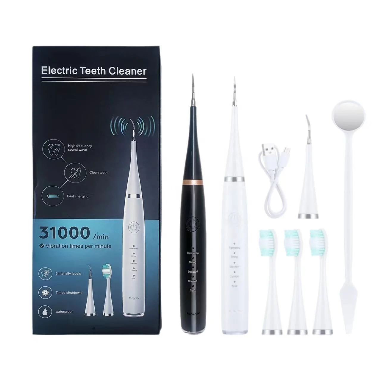 Wholesale Ultrasonic Dental Calculus Remover Teeth Cleaner Electric Sonic Toothbrush Rechargeable Dental Equipment