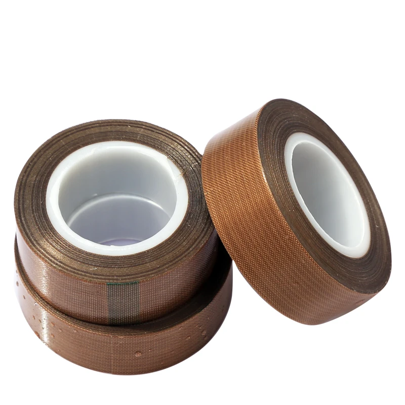 PTFE Coated Glassfiber Fabric adhesive tape High Temperature PTFE Coated adhesive tape