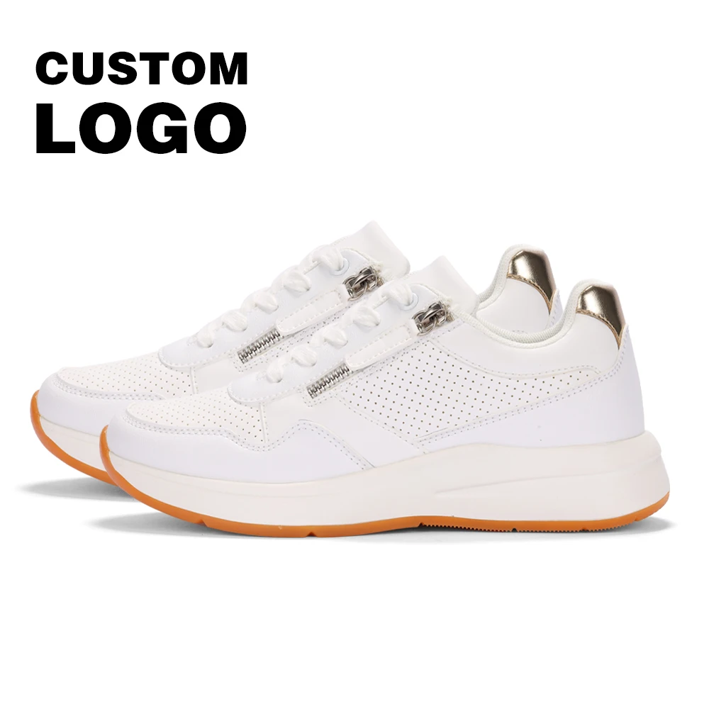 Brand Sneakers In Real Leather With New Arrival