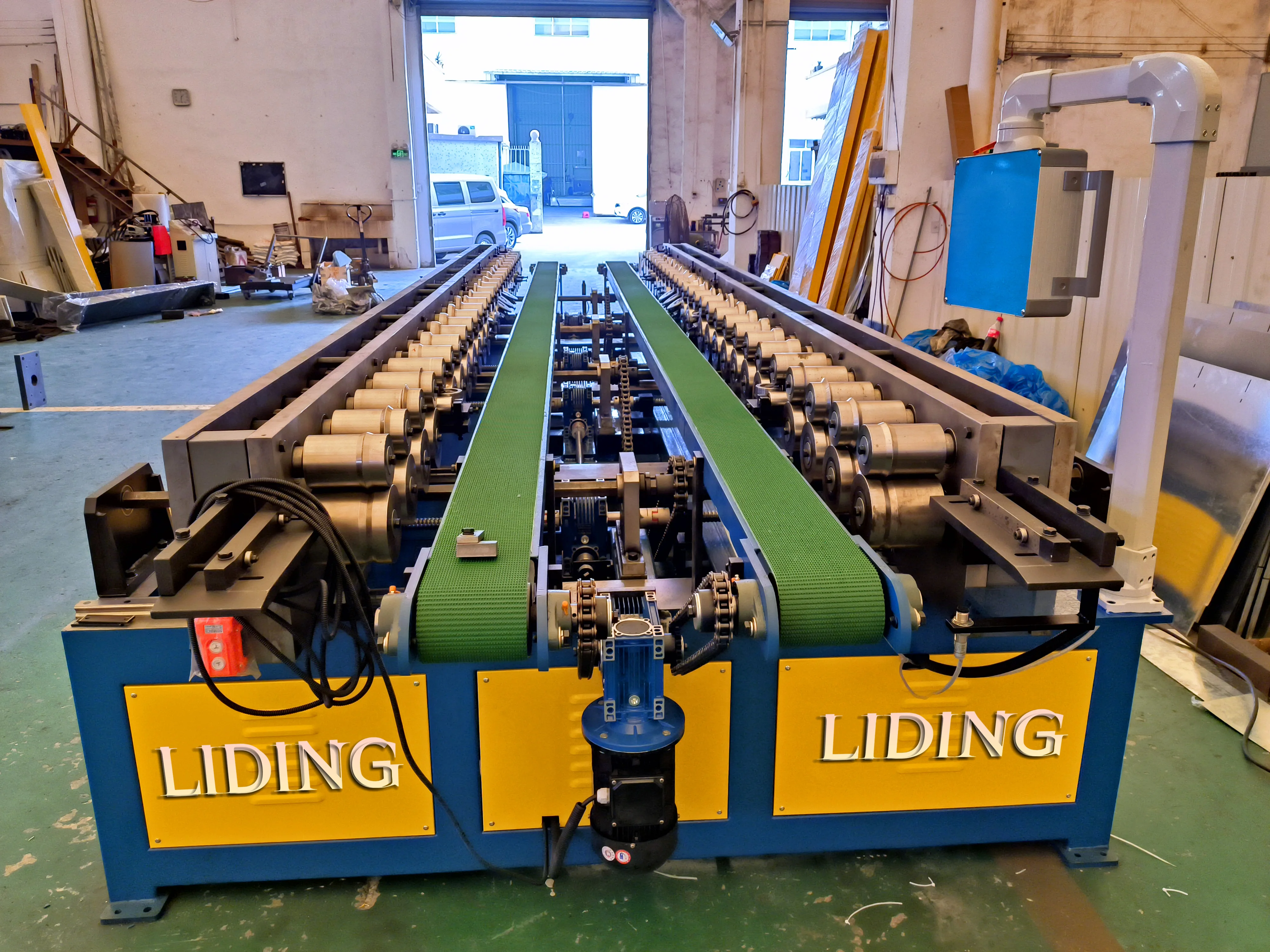 High quality Full Auto  air duct making line HVAC PDF profile air duct production line