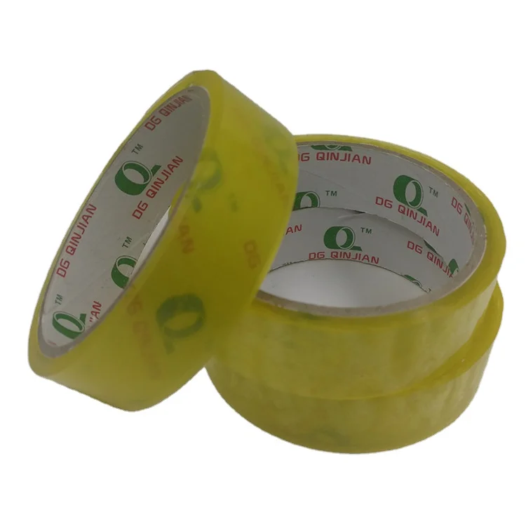 Customized high quality 18mm parcel binding bopp packaging tape