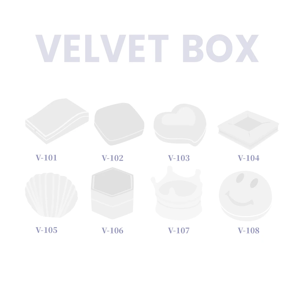 Cute Mini Jewelry Box Customized Logo Red Flocking Gift Packaging Lovely Earrings Ring Case