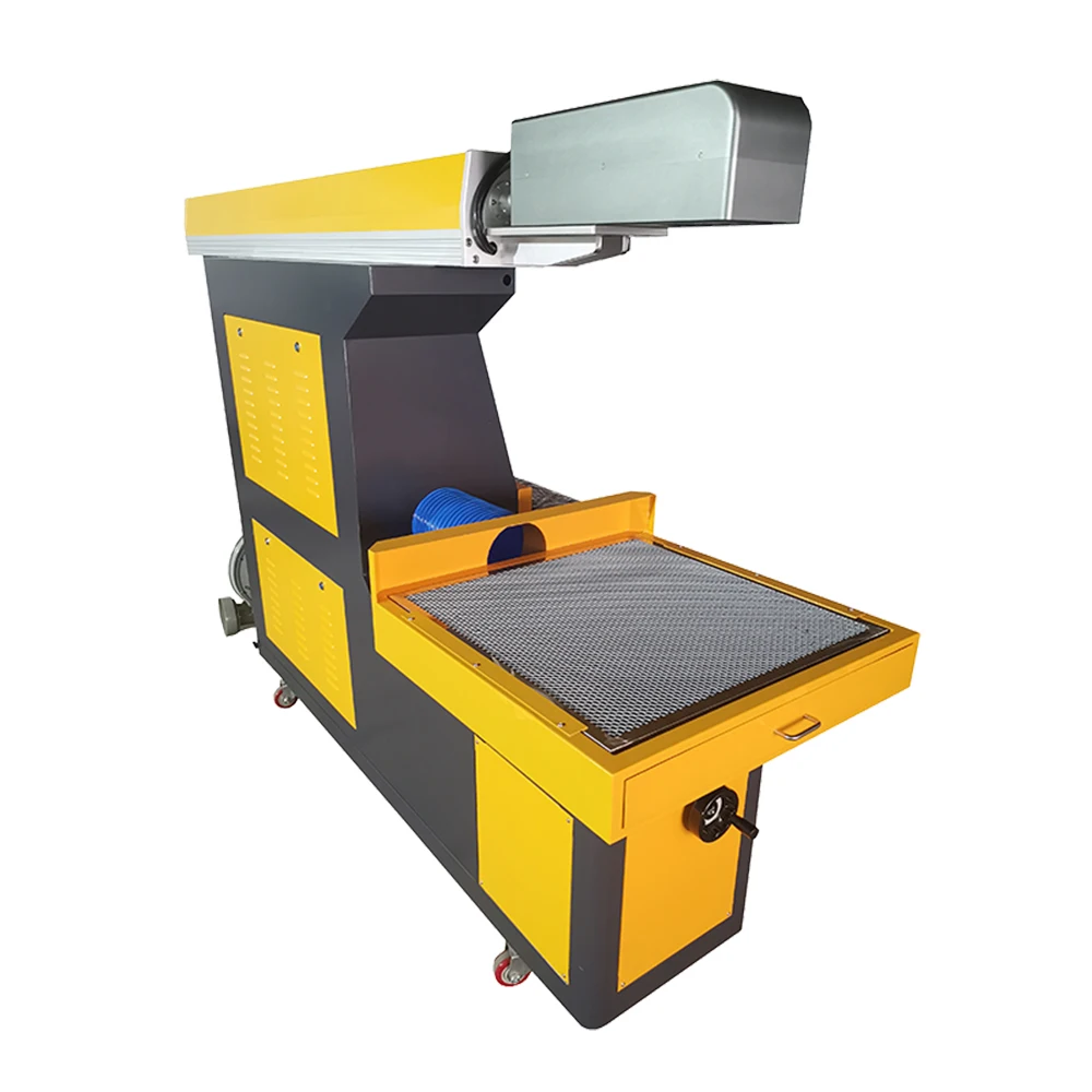 CN laser factory  Distributor wanted plastic/ cloth/ jeans /cable co2 laser marking machine price 3d 600*600mm