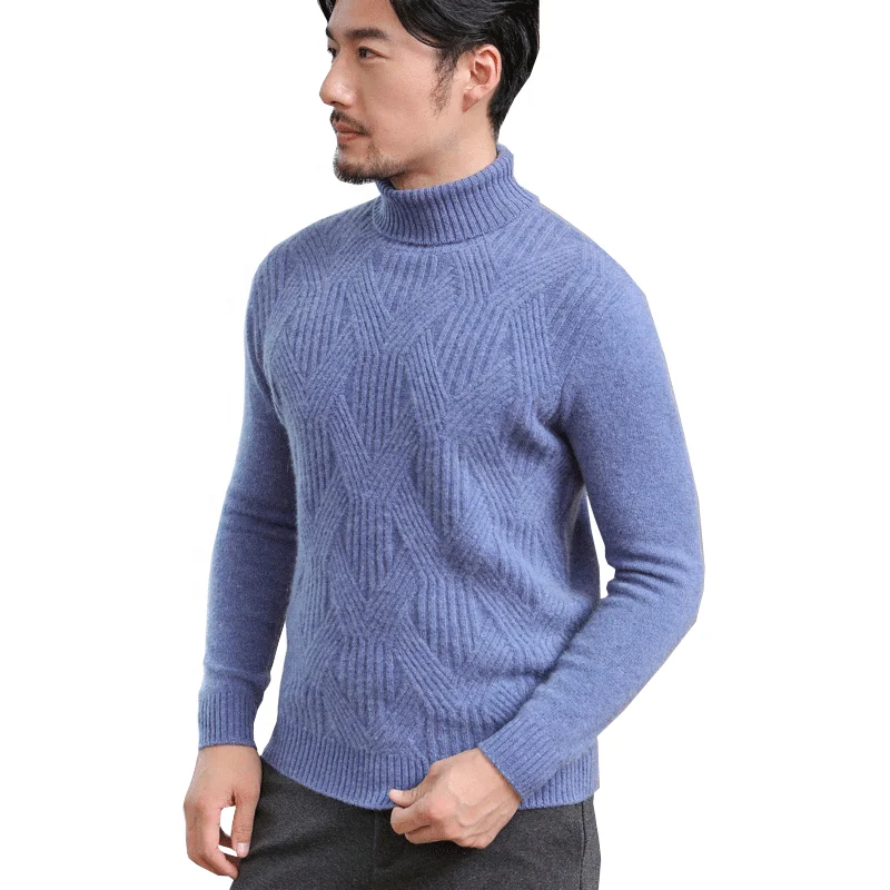 Wholesale hot sale 100% mink cashmere mens sweaters