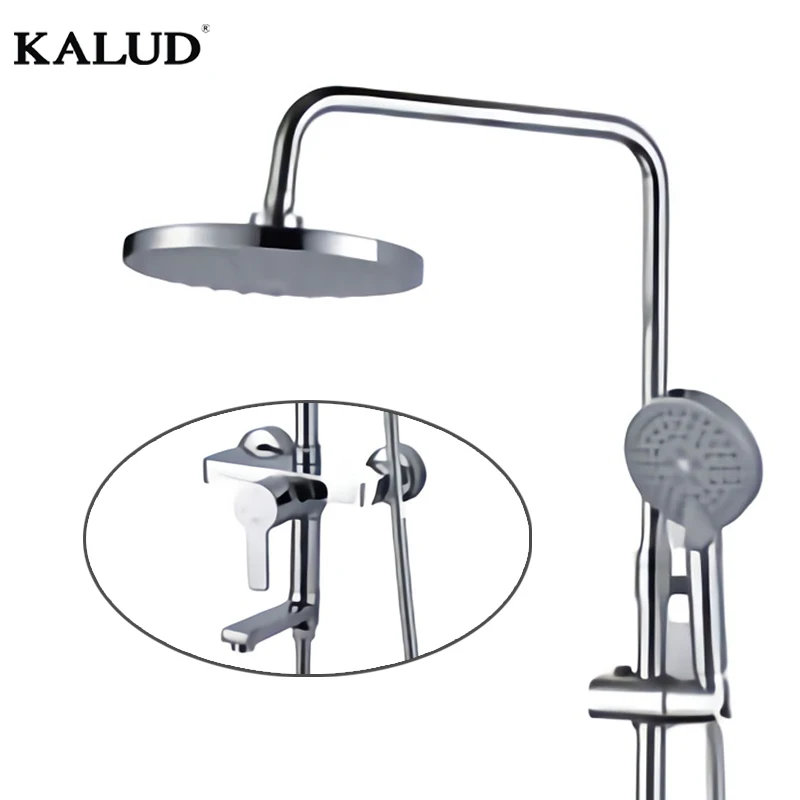 Factory Wholesale Price Bath Shower Set Mixer Faucet High Quality  Brass Material Bathroom Shower Set Water Tap With Hand Shower