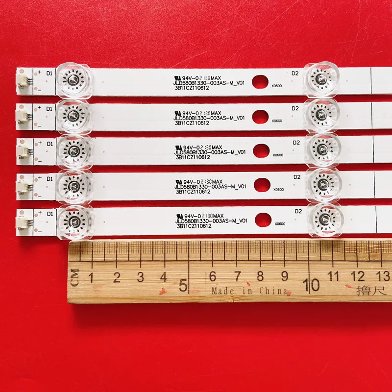 Hisense HZ58A65 свет бар JL.D580B1330-003AS-M-V01 световая панель с ЖК-дисплеем 11 светильники 5