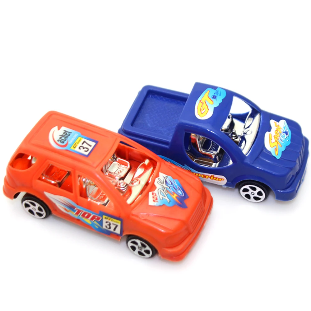 Wholesale Small Race Friction Toy Vehicle Mini Pull Back Toy Car For Capsule